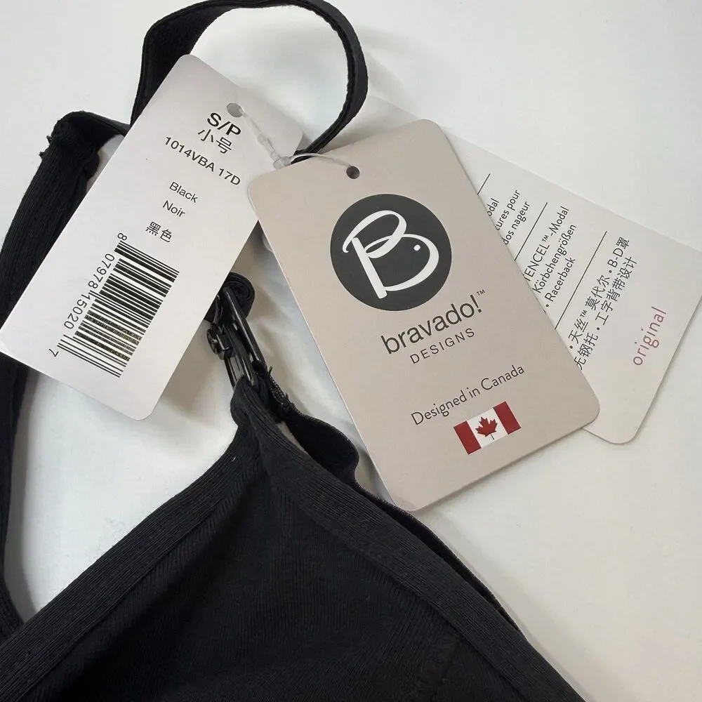 Bravado Original Nursing Bra In Black Sz Small New